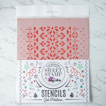 Stencil - Festive Pattern